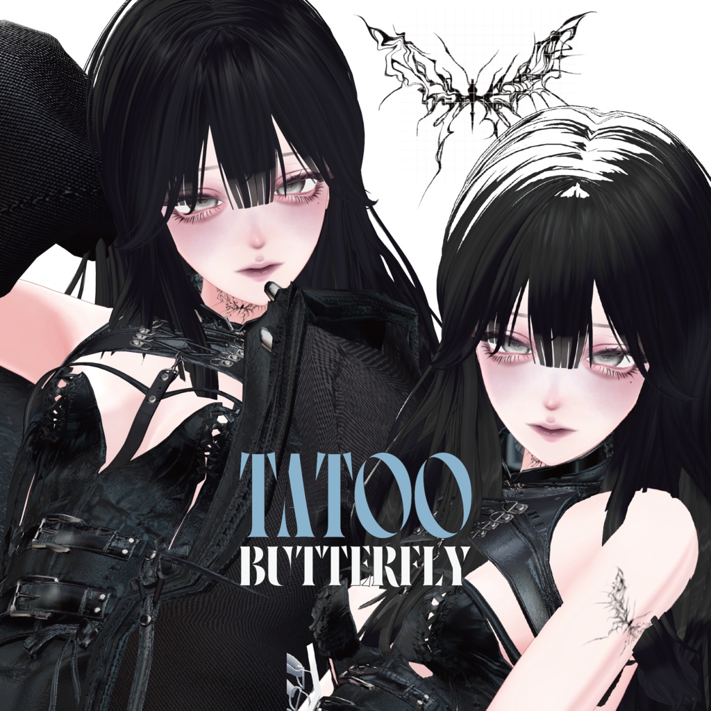 【海咲/Misaki専用】儚げダークドールmake up&eye+tatoo