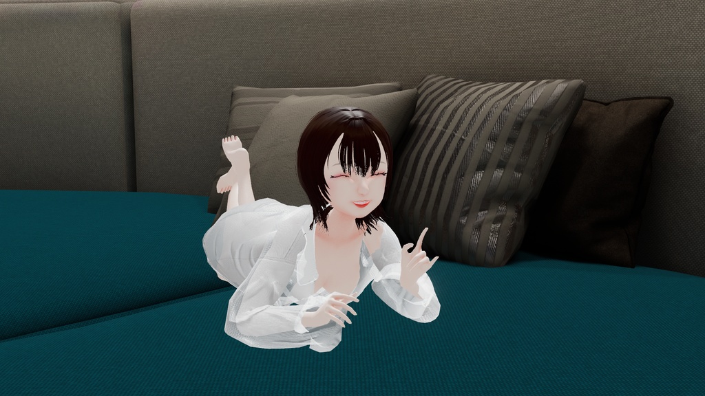 【VRChat想定 オリジナルアバター】奈桜ちゃん