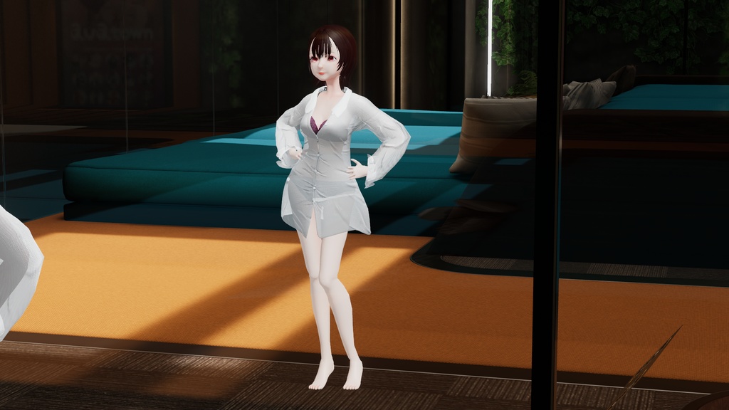 【VRChat想定 オリジナルアバター】奈桜ちゃん