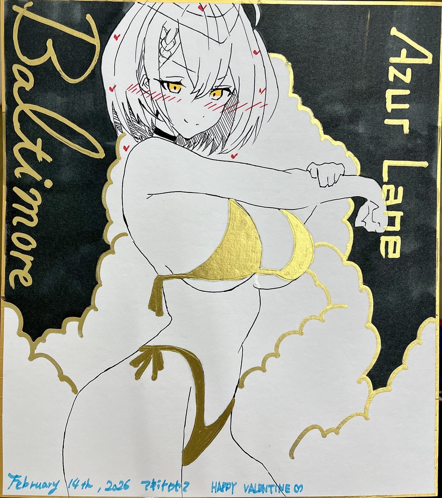 アズールレーン　ボルチモア　色紙　再販を更新