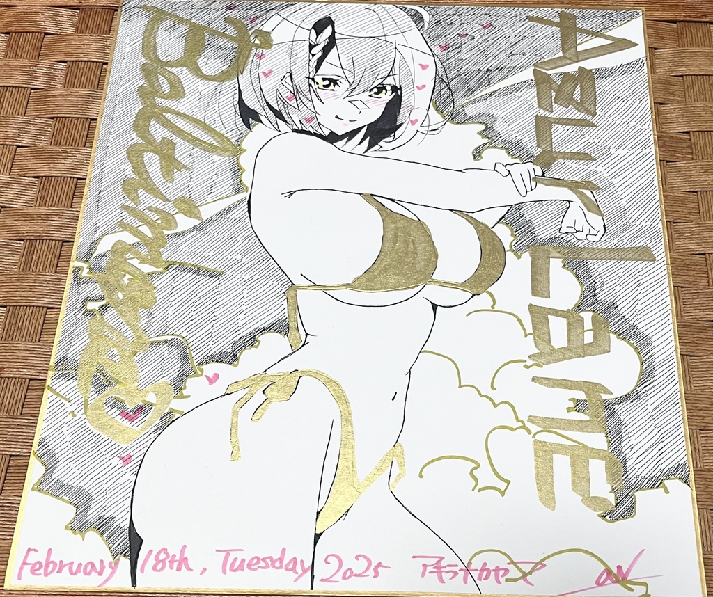 アズールレーン ボルチモア 色紙 再販