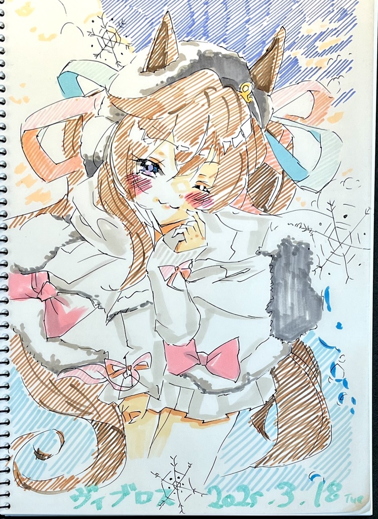 スケッチブック落書き　２冊分