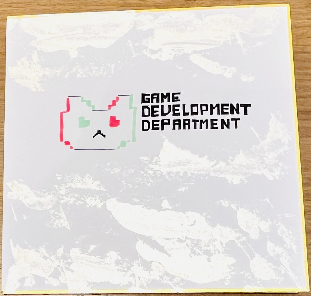 ブルーアーカイブ スク水モモイとミドリ 見開き色紙 完成