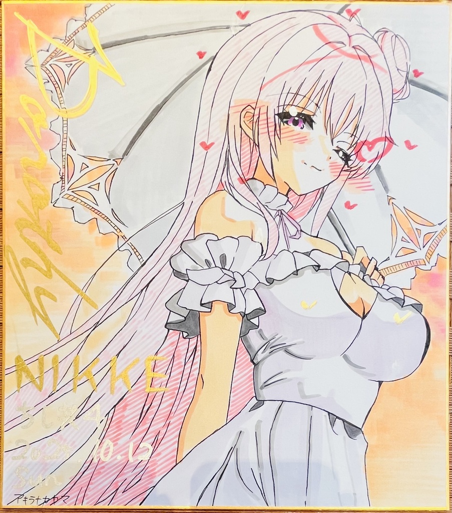 NIKKE  夕暮れドロシー　色紙　イベント同時販売