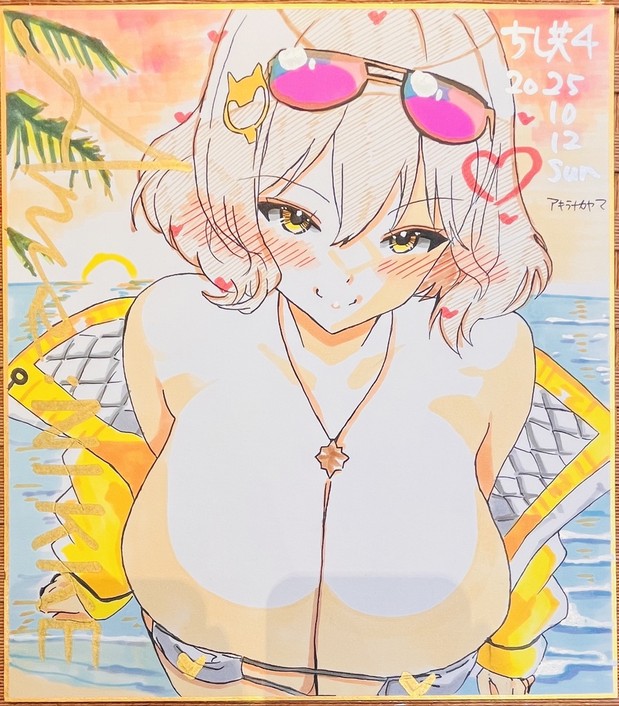 NIKKE  水着アニス　色紙　イベント同時販売