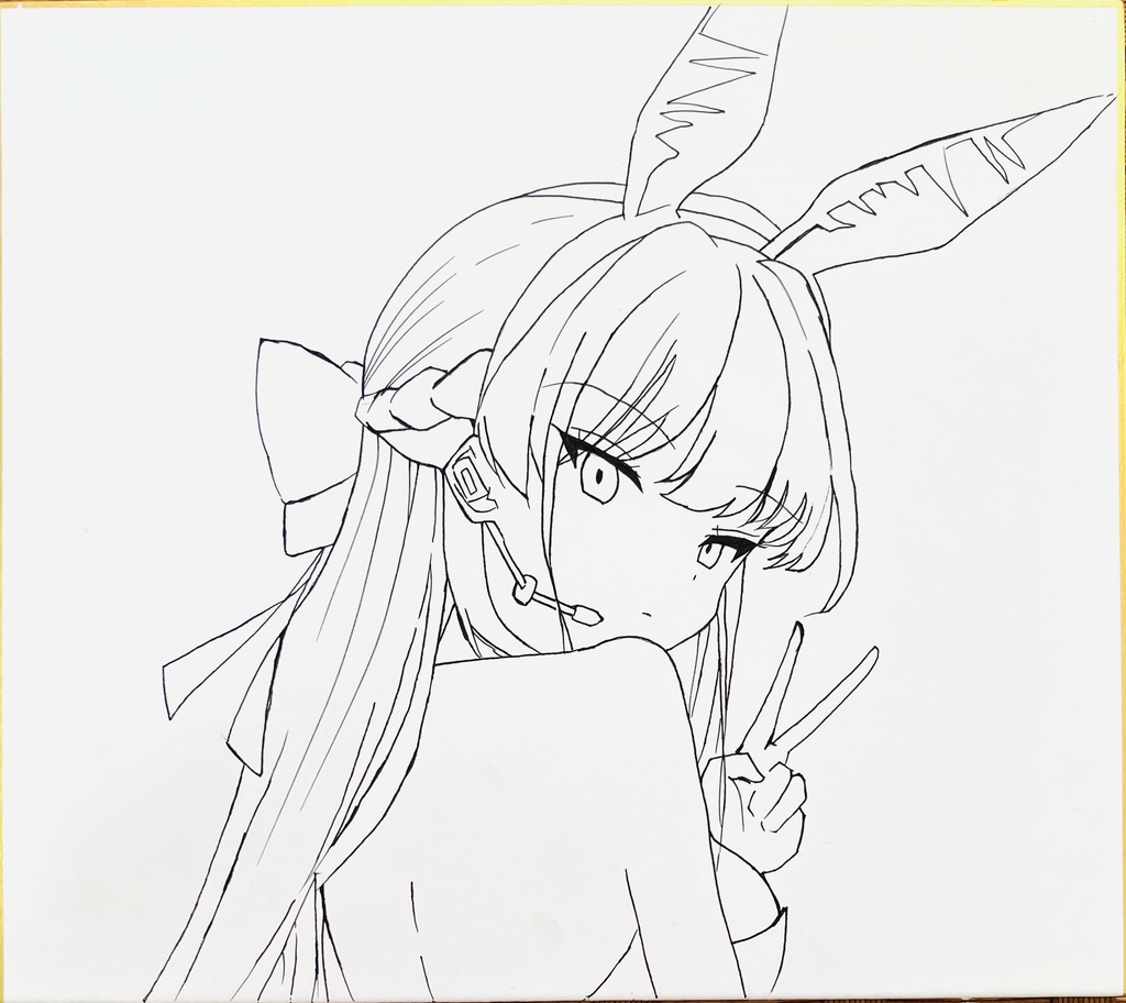 ブルーアーカイブ バニートキ 見開き色紙 縦Ver. 再販