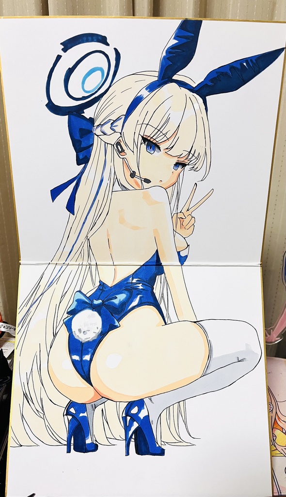 ブルーアーカイブ バニートキ 見開き色紙 縦Ver. 再販