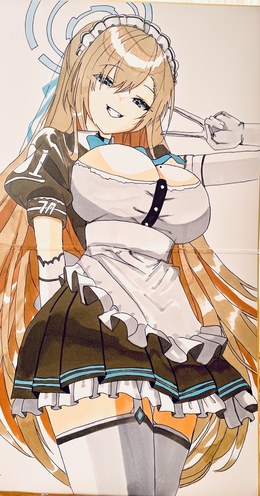 ブルーアーカイブ メイドアスナ 見開き色紙 再販