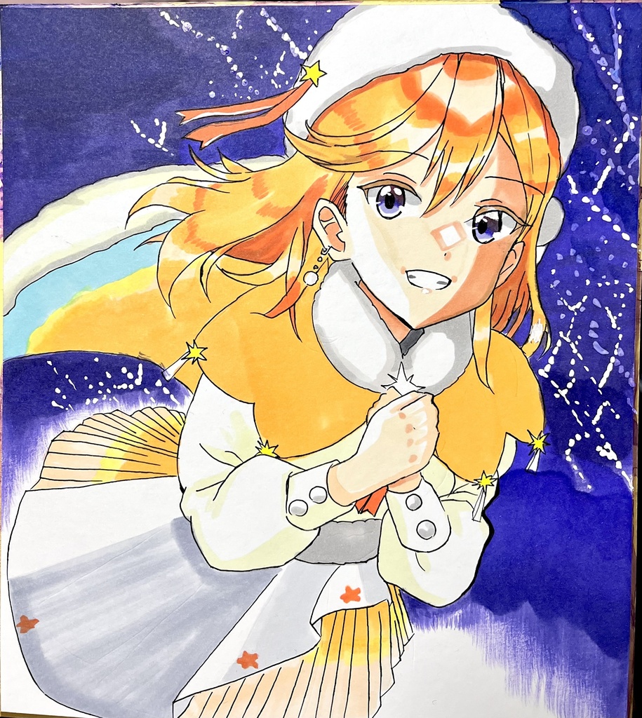 ラブライブ！スーパースター　澁谷かのん　色紙　イベント同時販売　制作途中