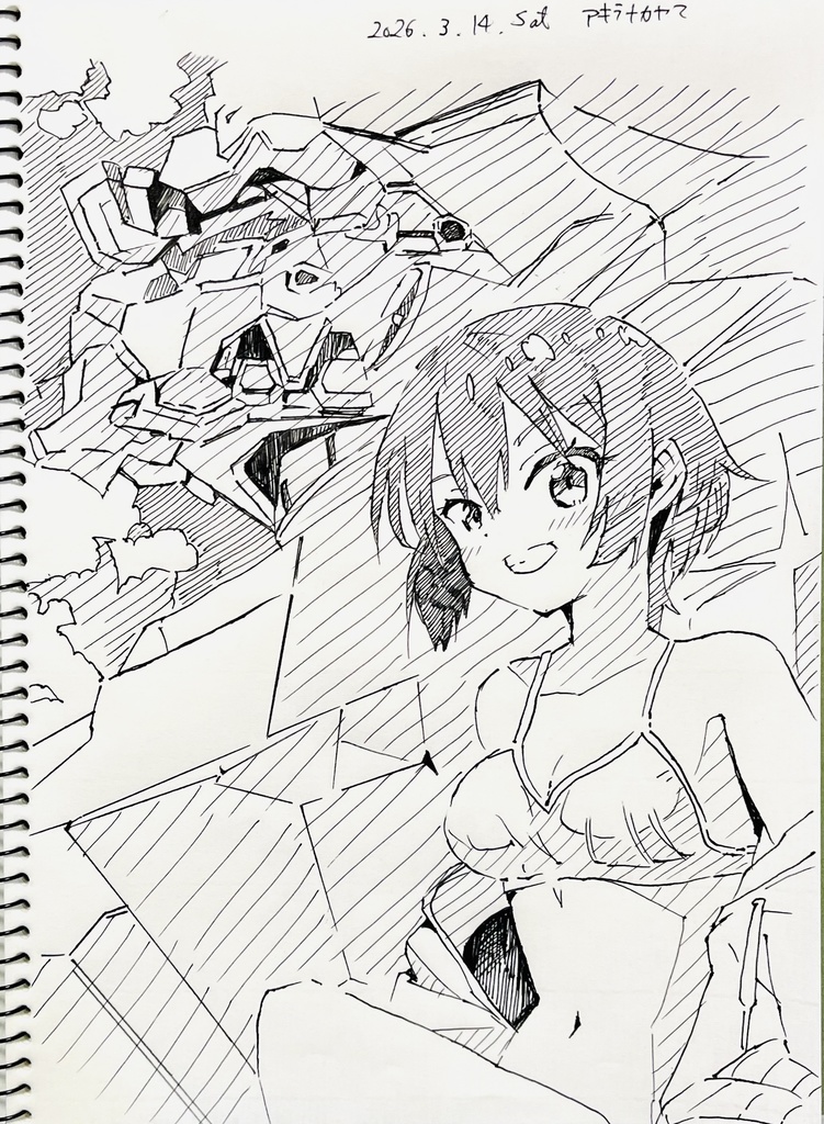 落書きスケッチブック　B5 1冊