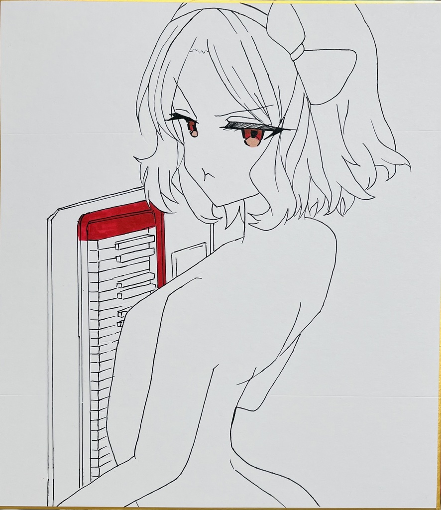 ガールズバンドクライ 恥じらう智 色紙 ラブフェス同時販売