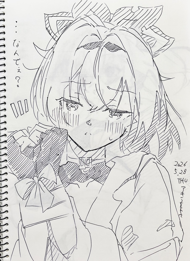 落書きスケッチブック　B5  再収録3枚