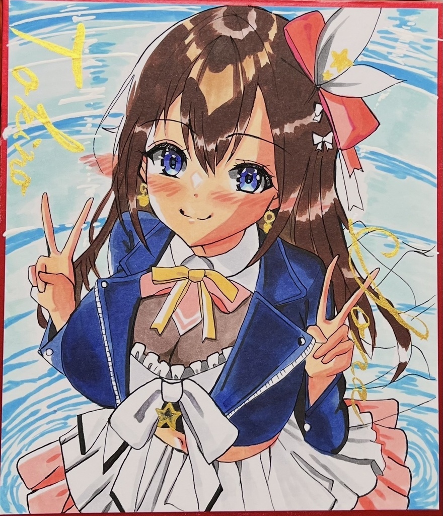 名探偵プリキュア 夜空のアルカナ・シャドウ ホロライブ ときのそら 中色紙