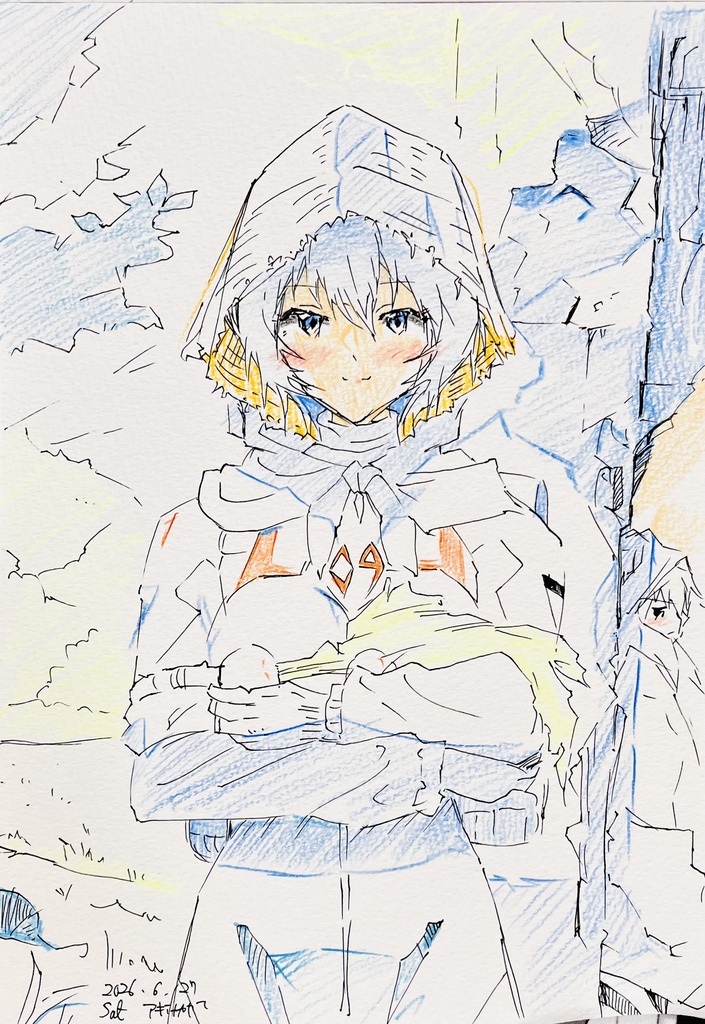 落書き　コミケスケブ指定紙　B5 の再販