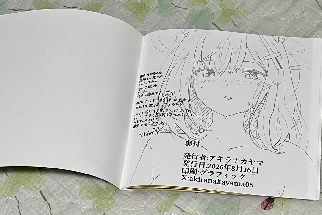 彩 〜SAI〜 色紙画集 akiranakayama SHIKISHI art collection BOOTH限定販売