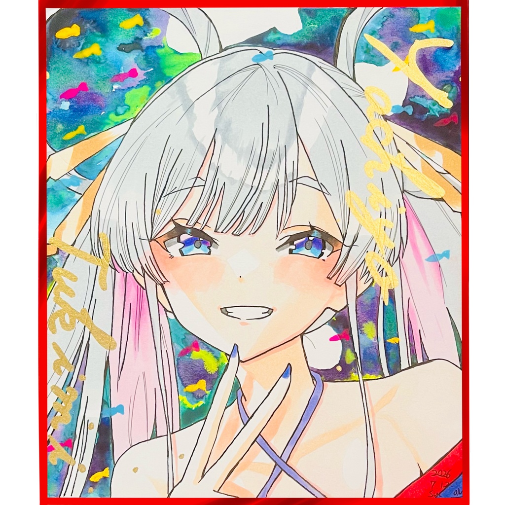 彩 〜SAI〜 色紙画集 akiranakayama SHIKISHI art collection BOOTH限定販売