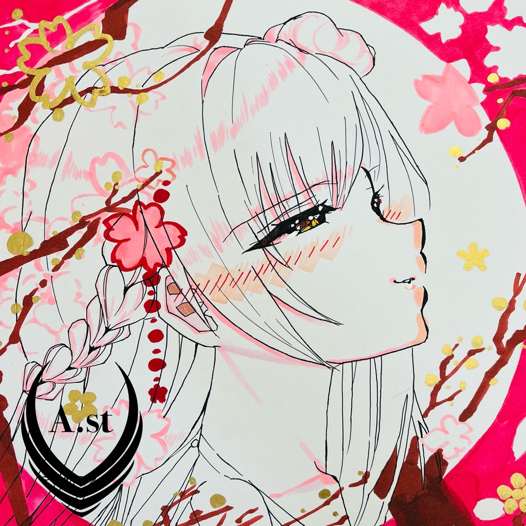 彩 〜SAI〜 色紙画集 akiranakayama SHIKISHI art collection BOOTH限定販売