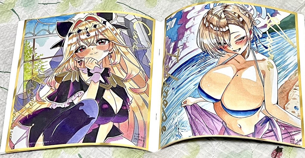 彩 〜SAI〜 色紙画集 akiranakayama SHIKISHI art collection BOOTH限定販売
