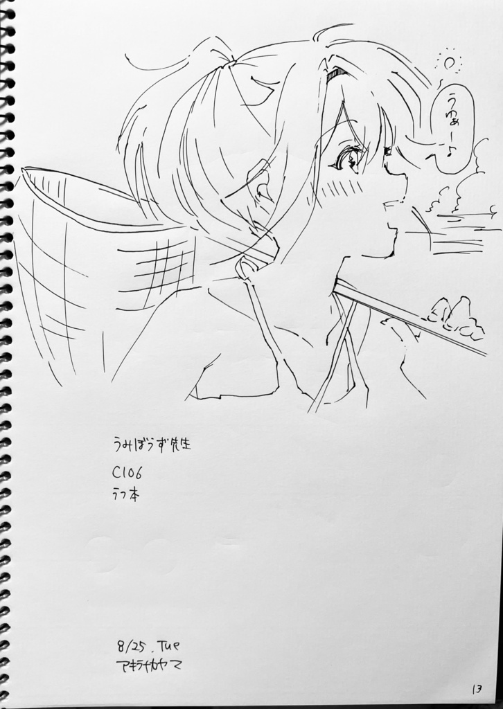 B5 落書きスケッチブック ネコちゃんシール