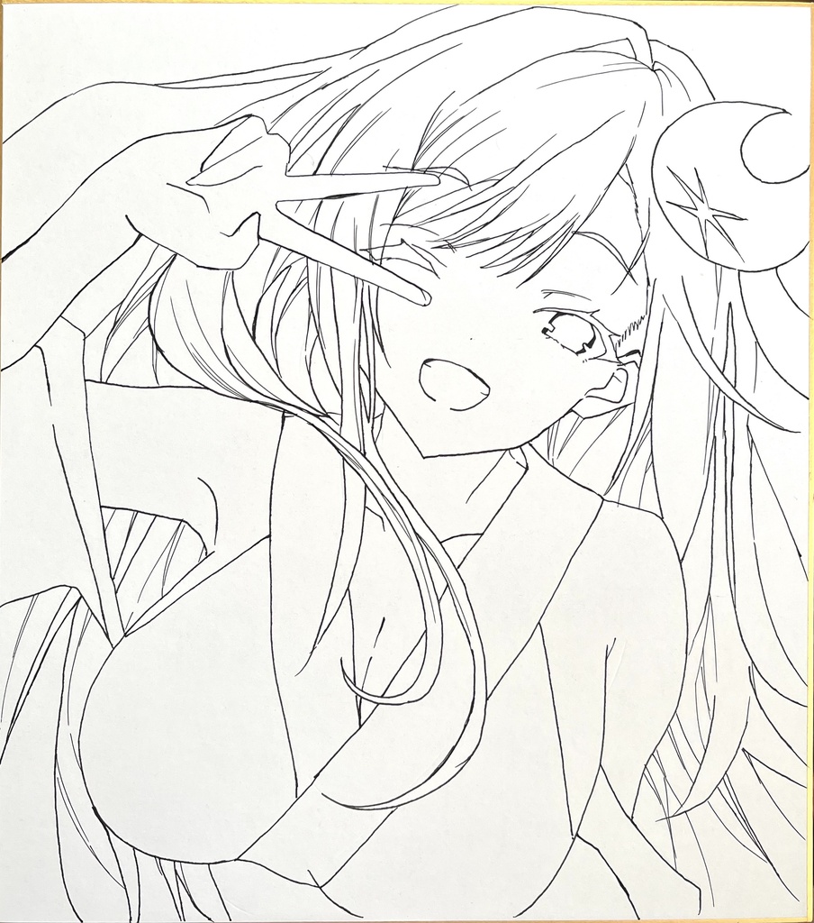 制作途中 超かぐや姫大色紙 9/27サンクリ用