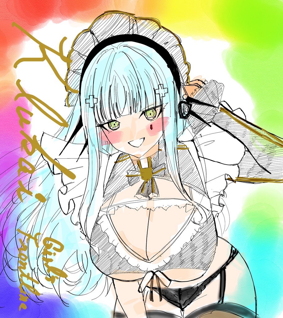 ※購入注意※  支援者様リクエスト　ガールズドールフロントライン2  クルカイちゃん　大色紙