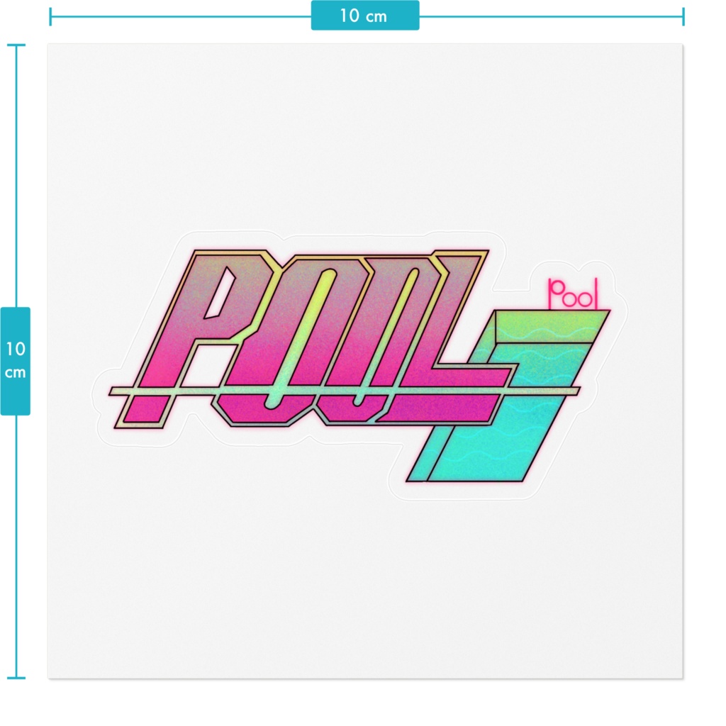 #p001_POOLショップロゴシール