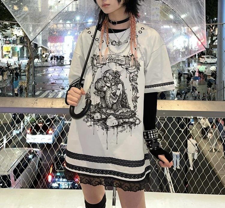 「サメロ」Tシャツ 力人児