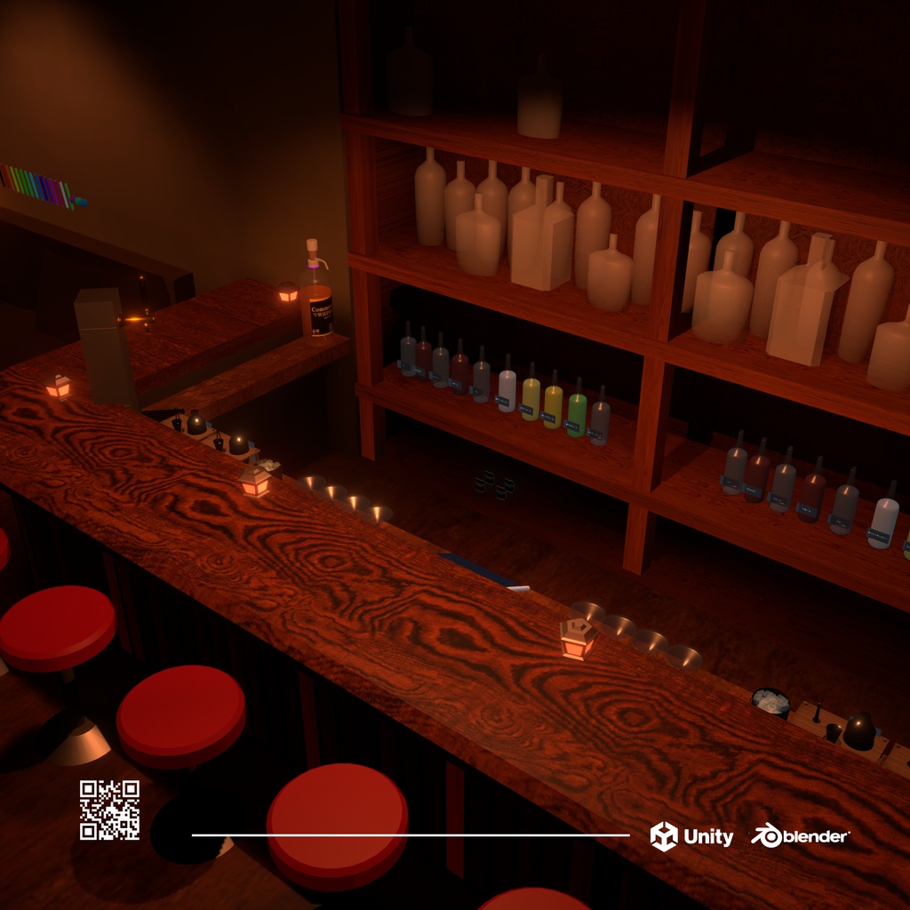 【VRChat向けワールド】UnderGroundBar