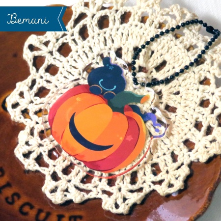 ハテナかぼちゃアクリルキーホルダー