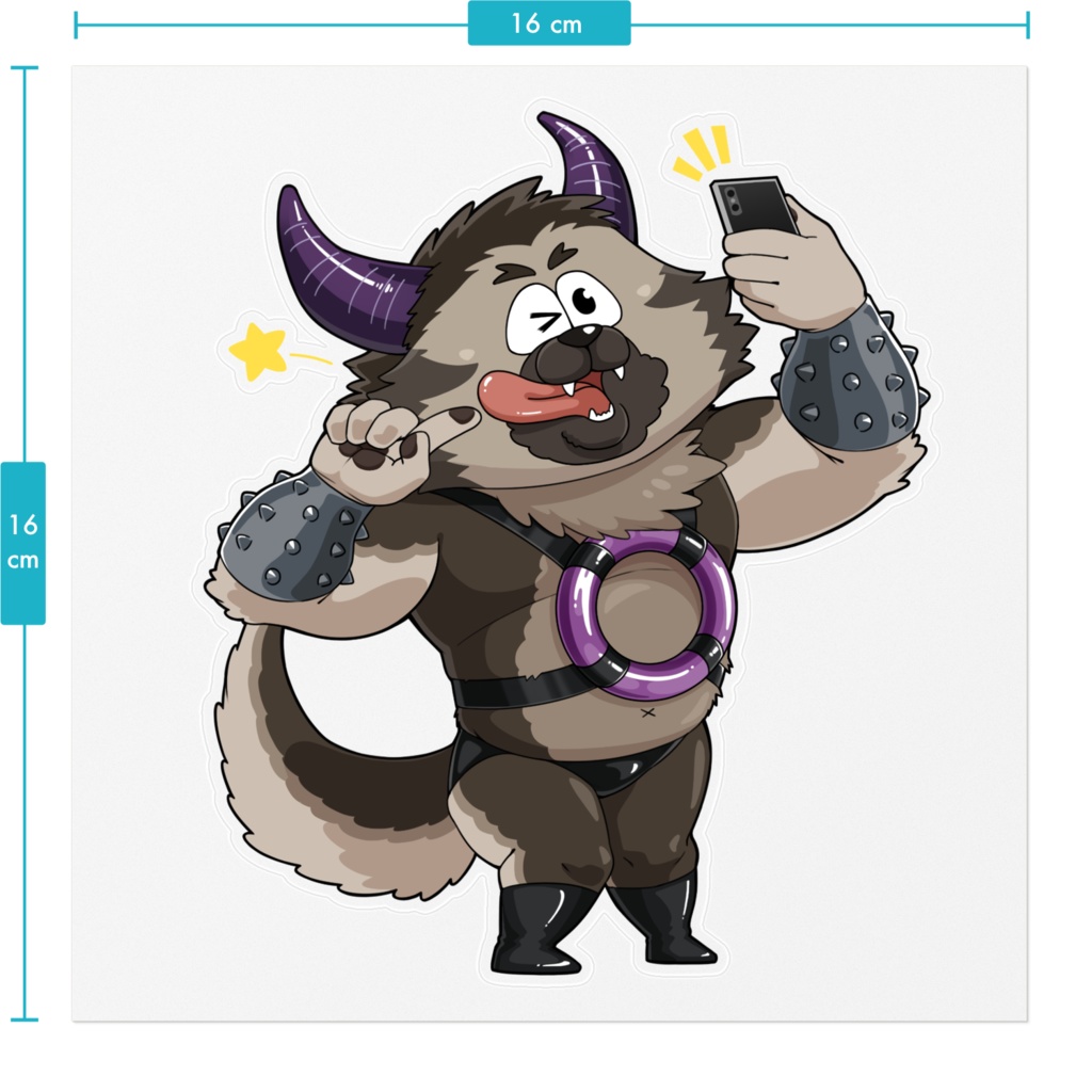 エゴデ自撮りステッカー!!!!!!!!!