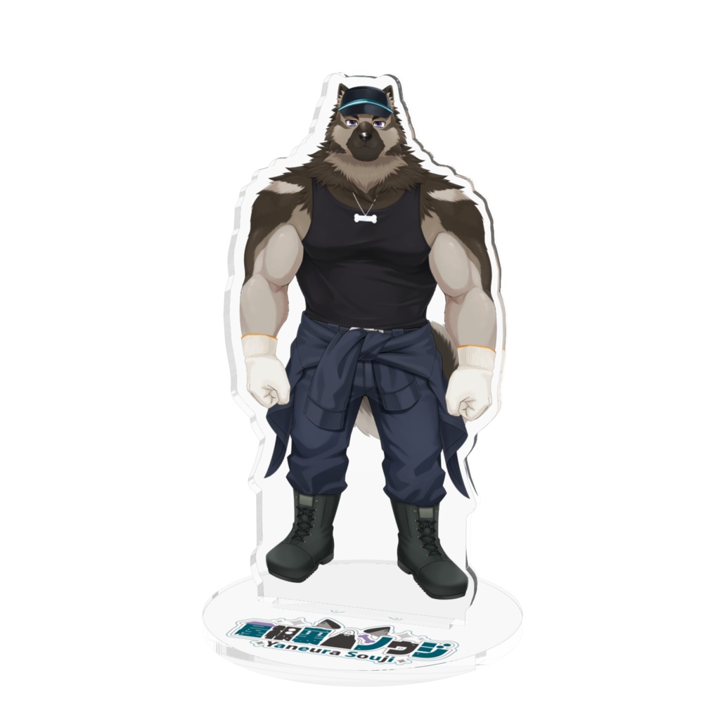 配信の時の屋根裏のアクスタ