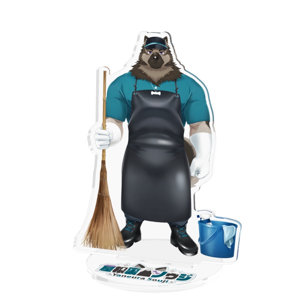 配信の時の屋根裏のアクスタ