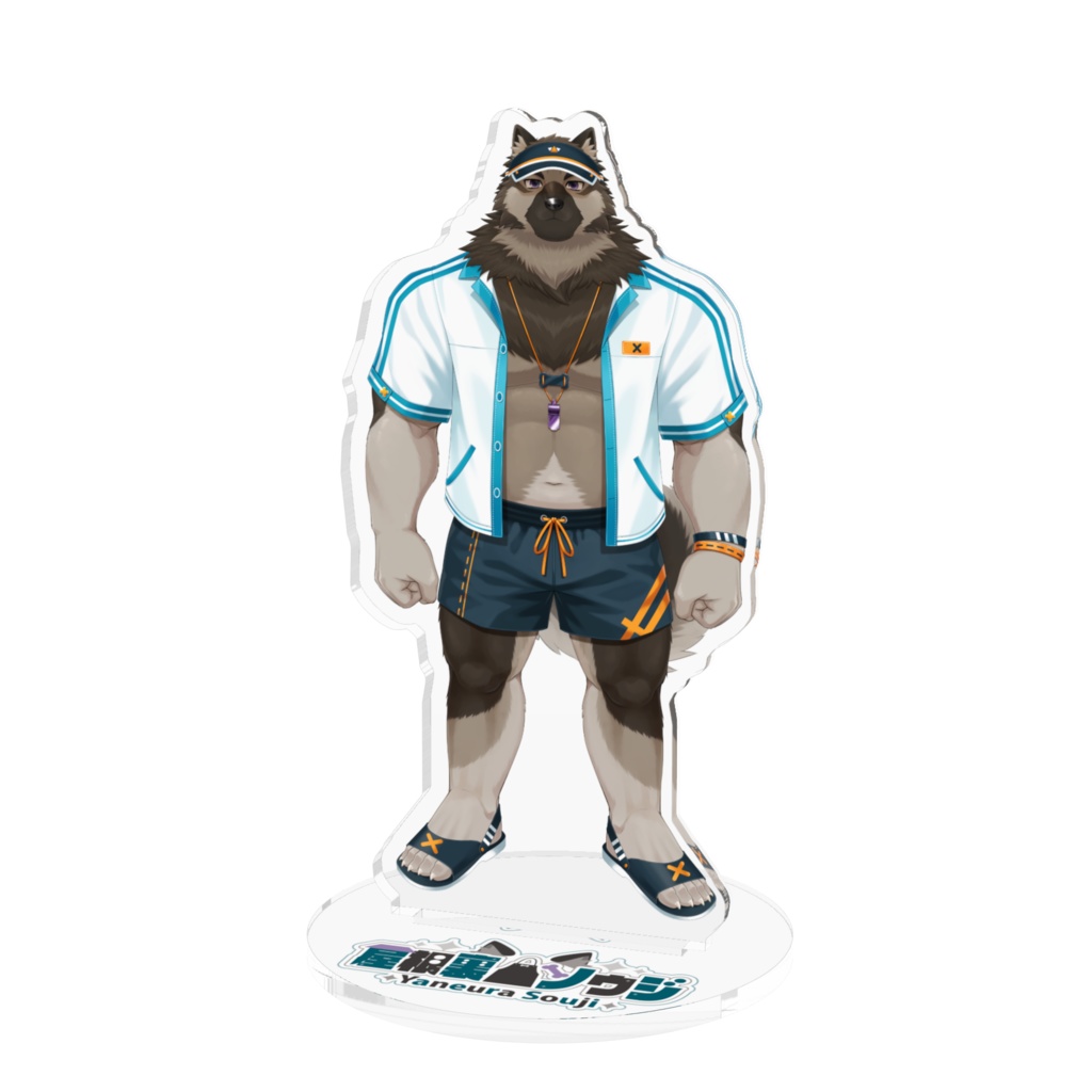 配信の時の屋根裏のアクスタ