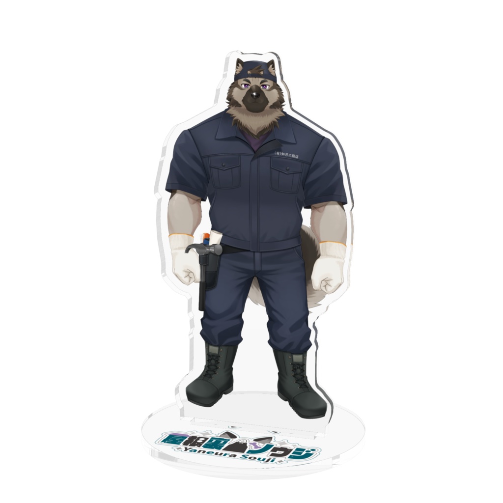 配信の時の屋根裏のアクスタ