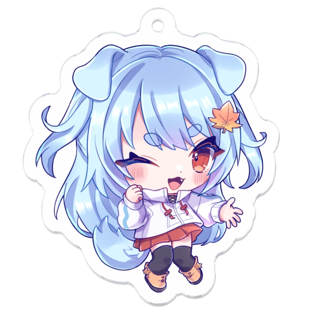 もみじおろしSD アクリルキーホルダー 50×50mm