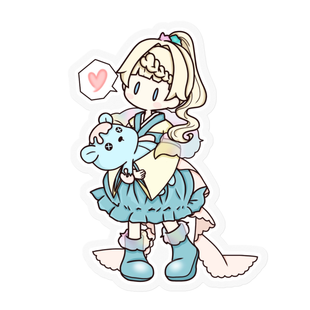 みつはぐみミニキャラ/クリアステッカー