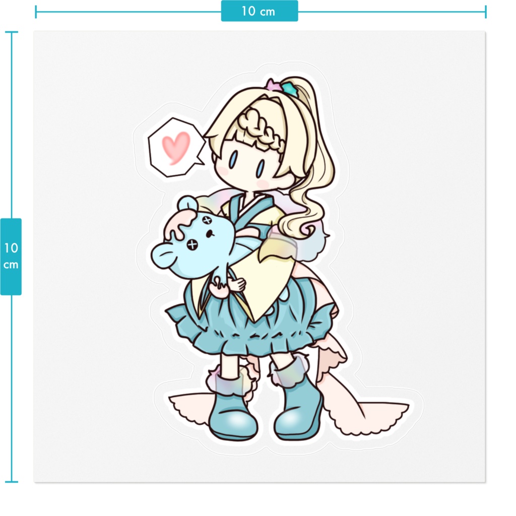 みつはぐみミニキャラ/クリアステッカー