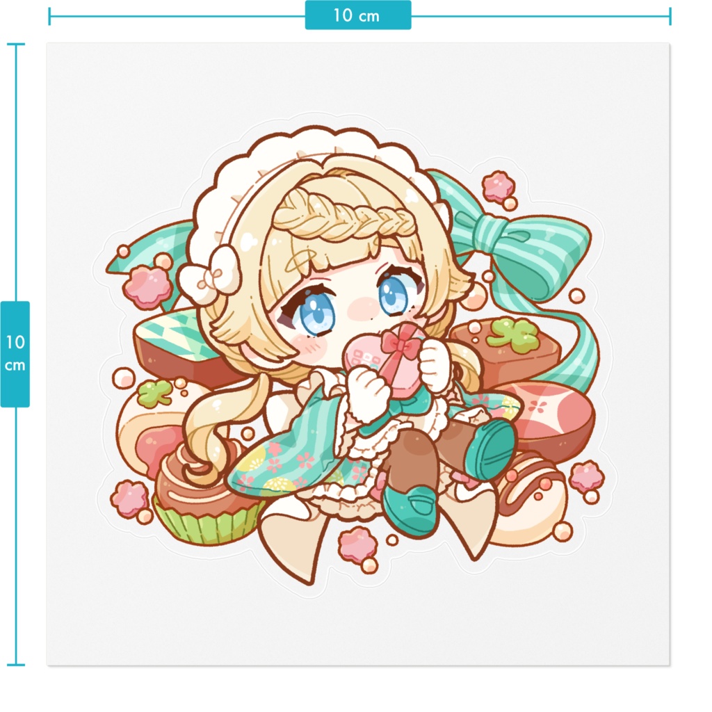 happy Valentine クリアステッカー