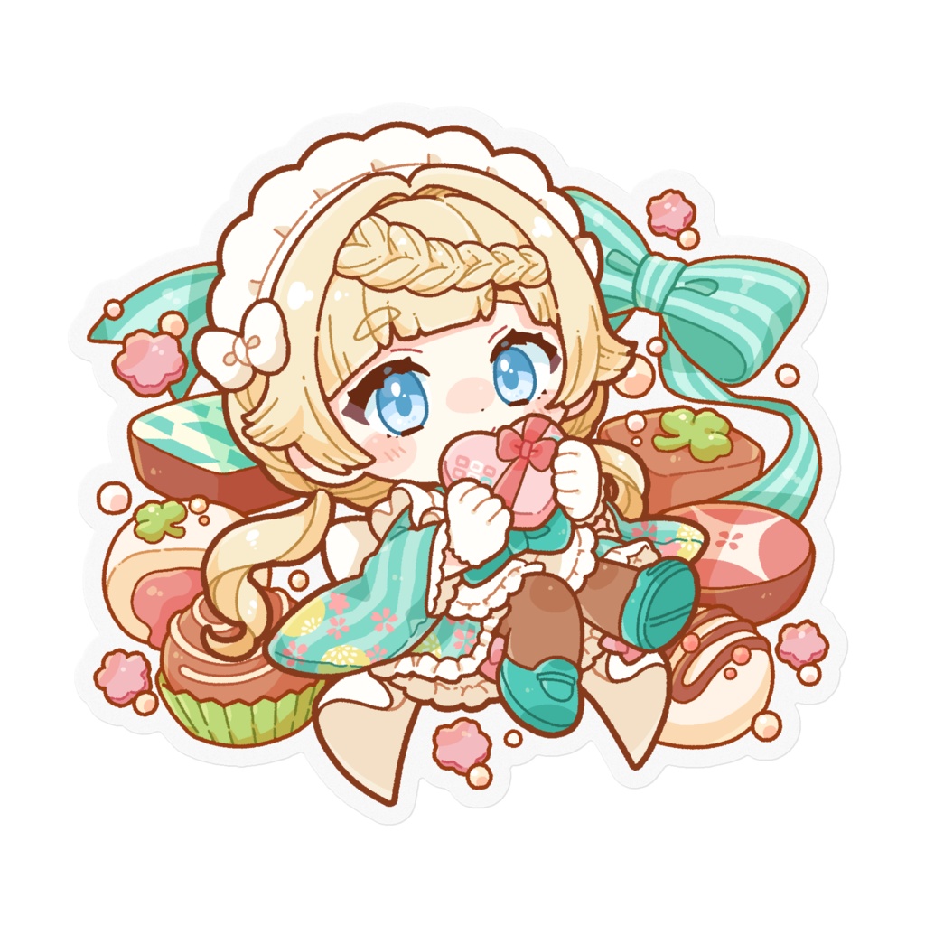 happy Valentine クリアステッカー