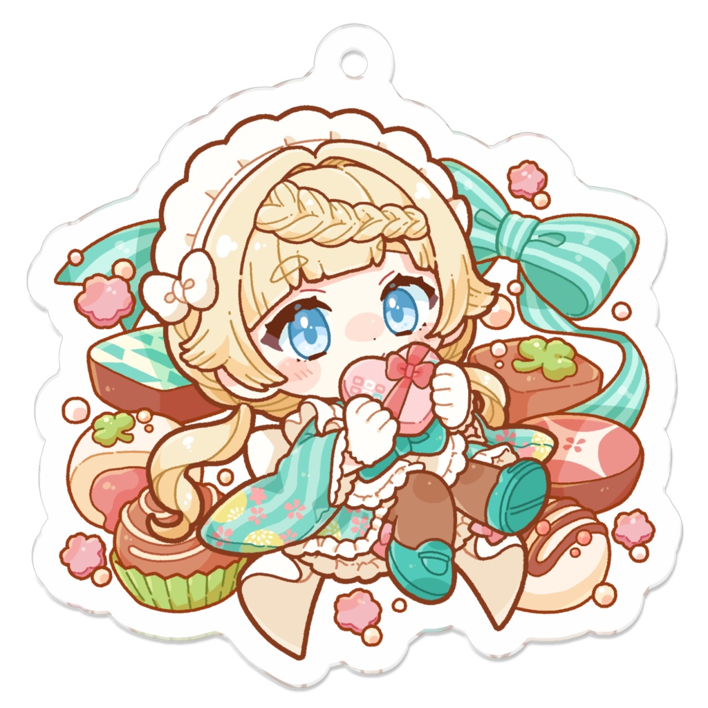happy  Valentine アクリルキーホルダー
