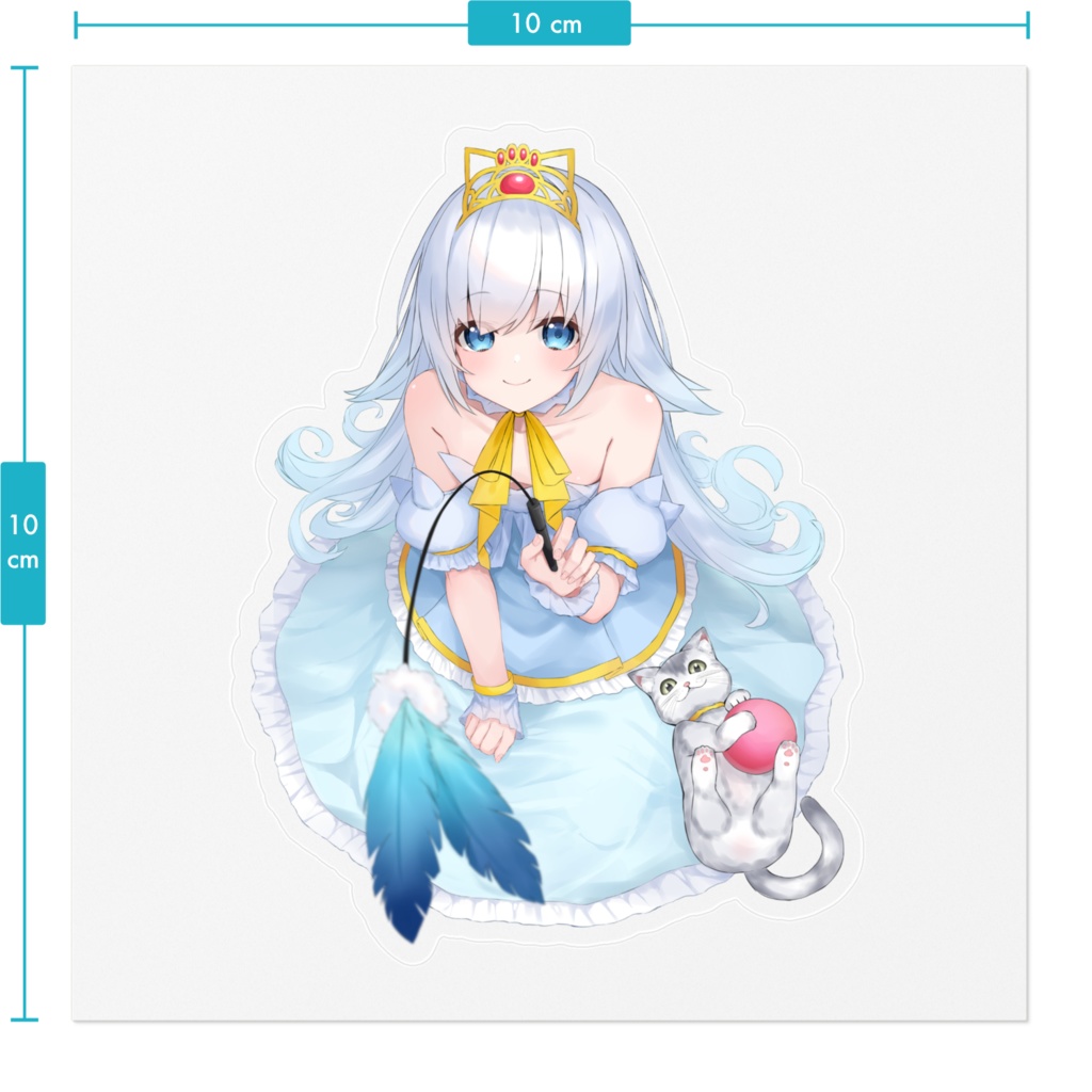 ねこ姫ステッカー