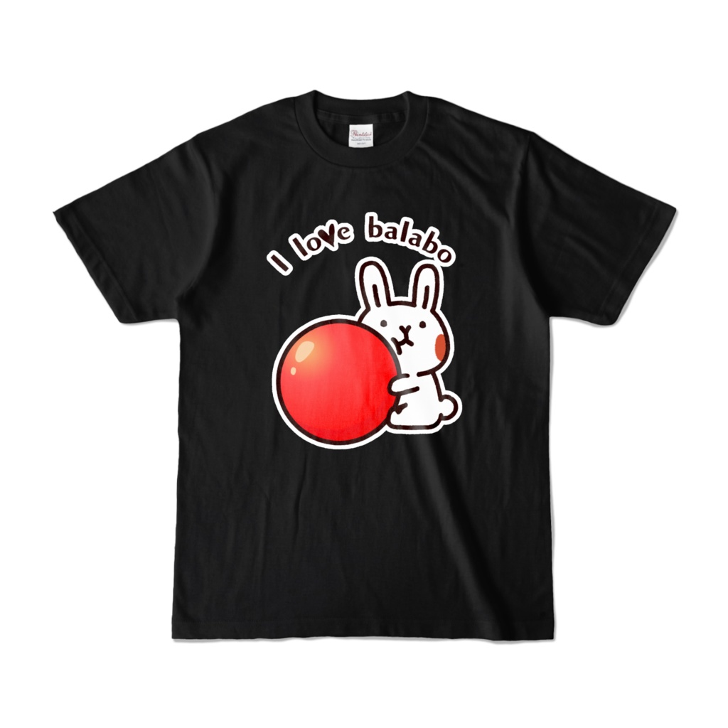 バラボうさぎ 英語カラーTシャツ