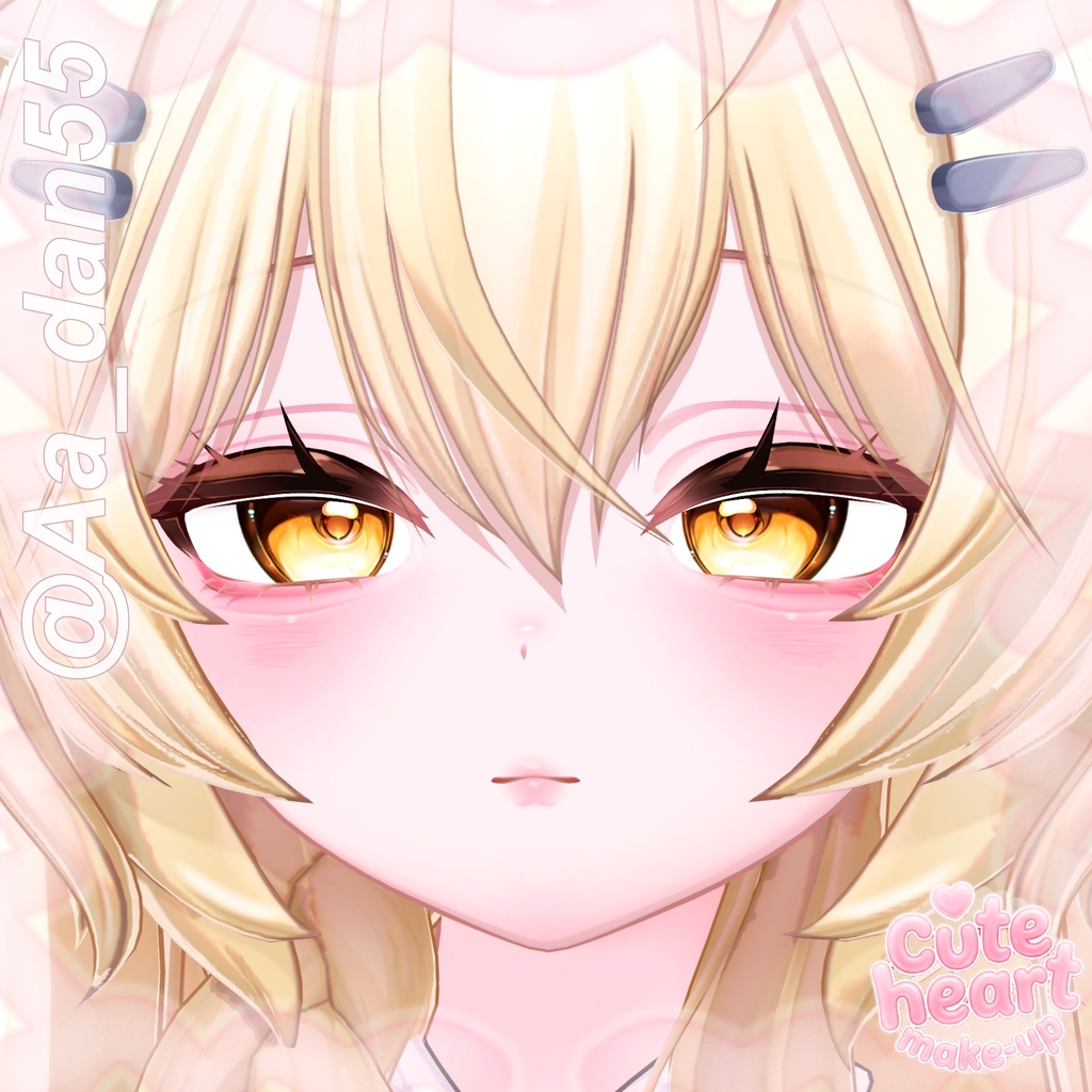 「まよ/Mayo対応」 cute heart make up .•♥