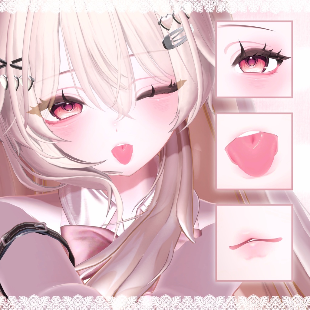 「まよ/Mayo対応」 cute heart make up .•♥