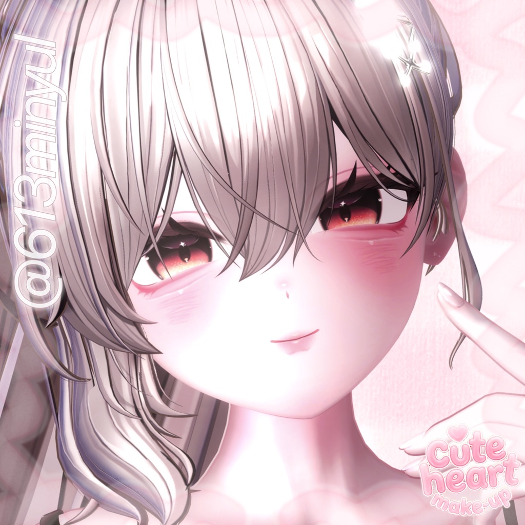 「まよ/Mayo対応」 cute heart make up .•♥