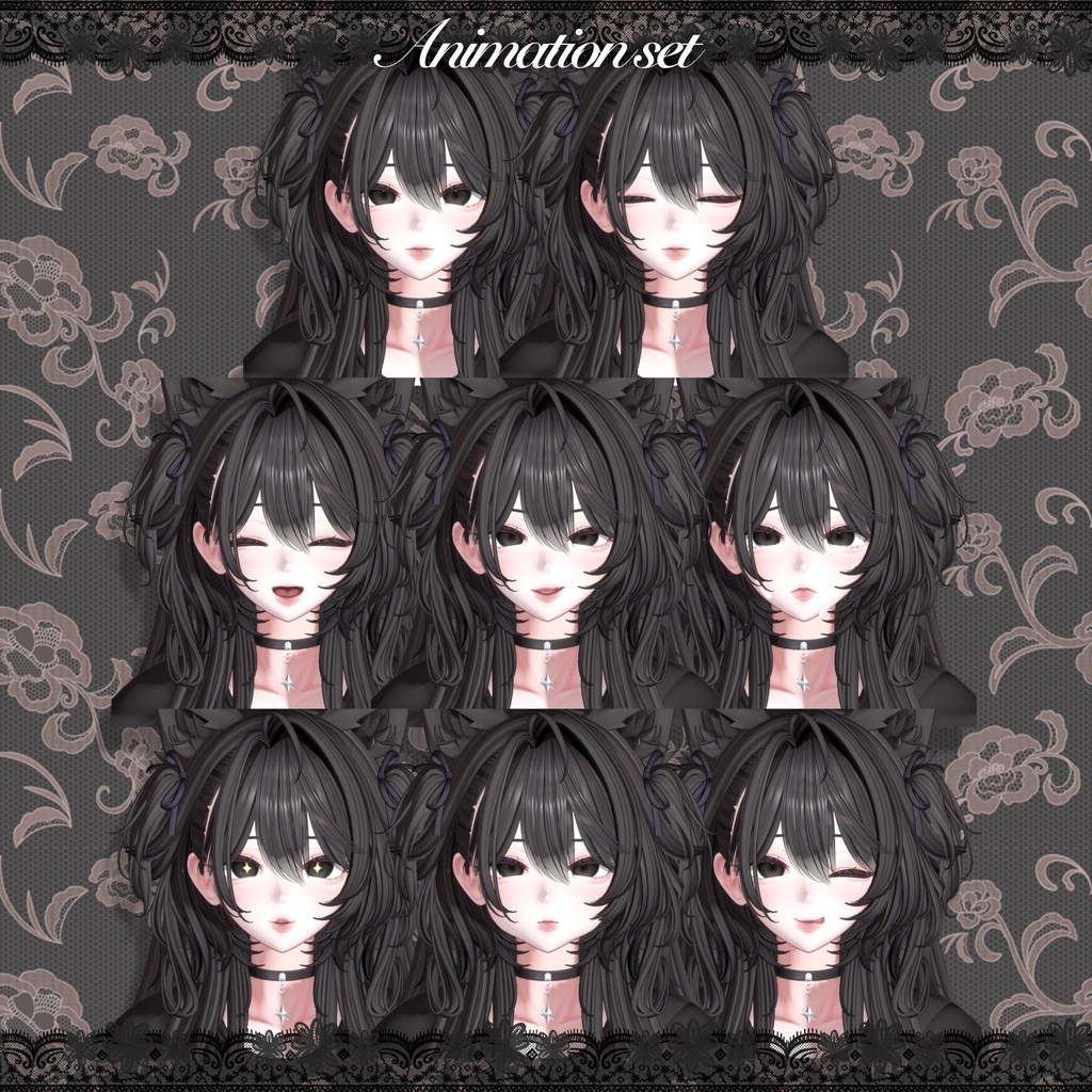 「海咲/Misaki 対応」🥀 Dark rose sleep make up 🥀