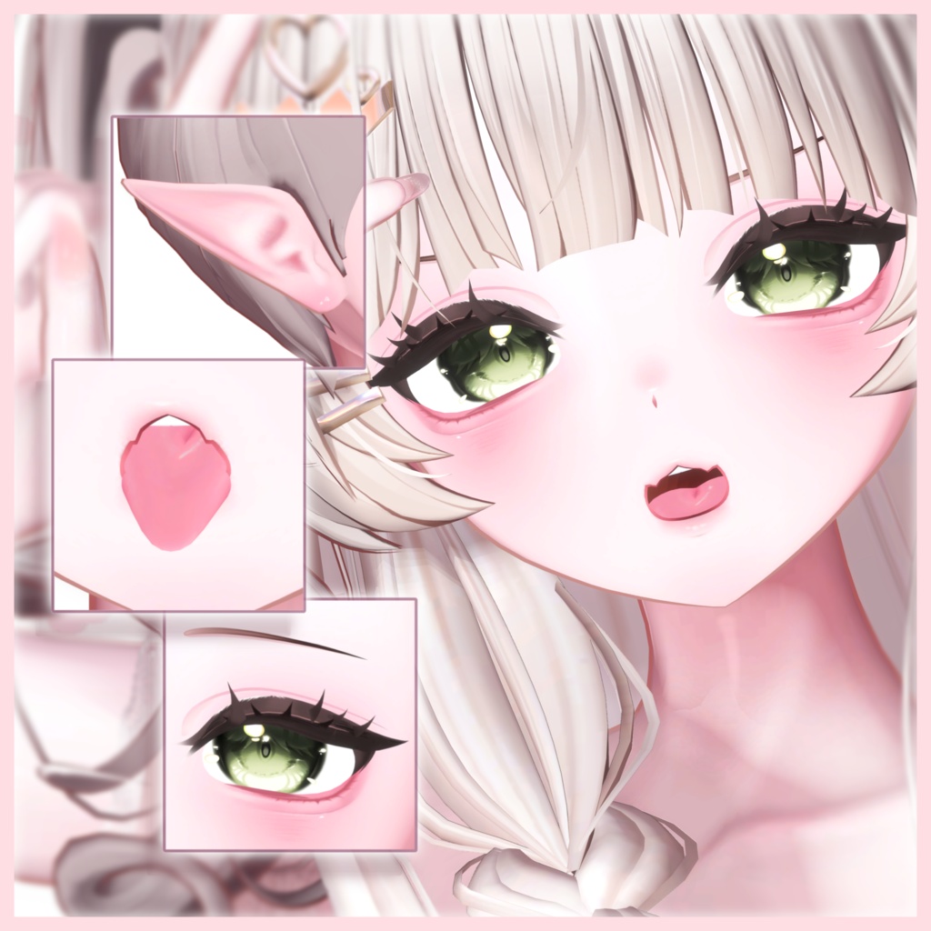 【3アバター対応】 ʚ Strawberry Fury make up ɞ