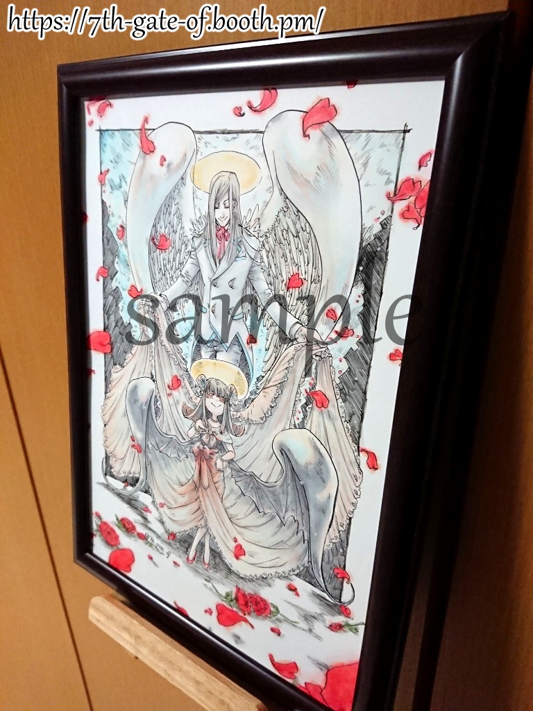 【原画/A4サイズ】花の行進