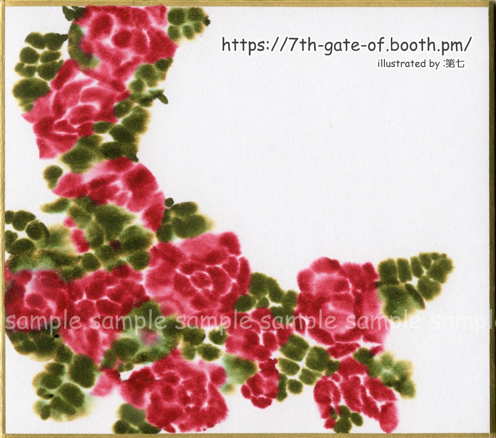 【インクアート原画】花冠01