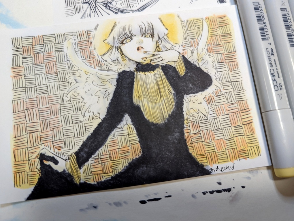 【原画/ハガキ】聖なる夜に